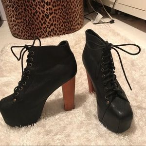 Jeffery Campbell Lita black heels
